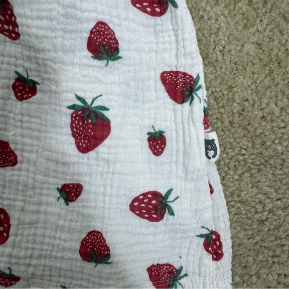 Rabbit & Bear organic cotton strawberry dress - Picture 2 of 8